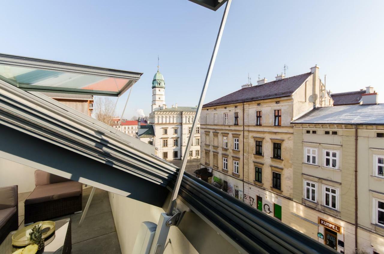 Апартаменты Kazimierz Penthouse With Private Terrace Краков Экстерьер фото