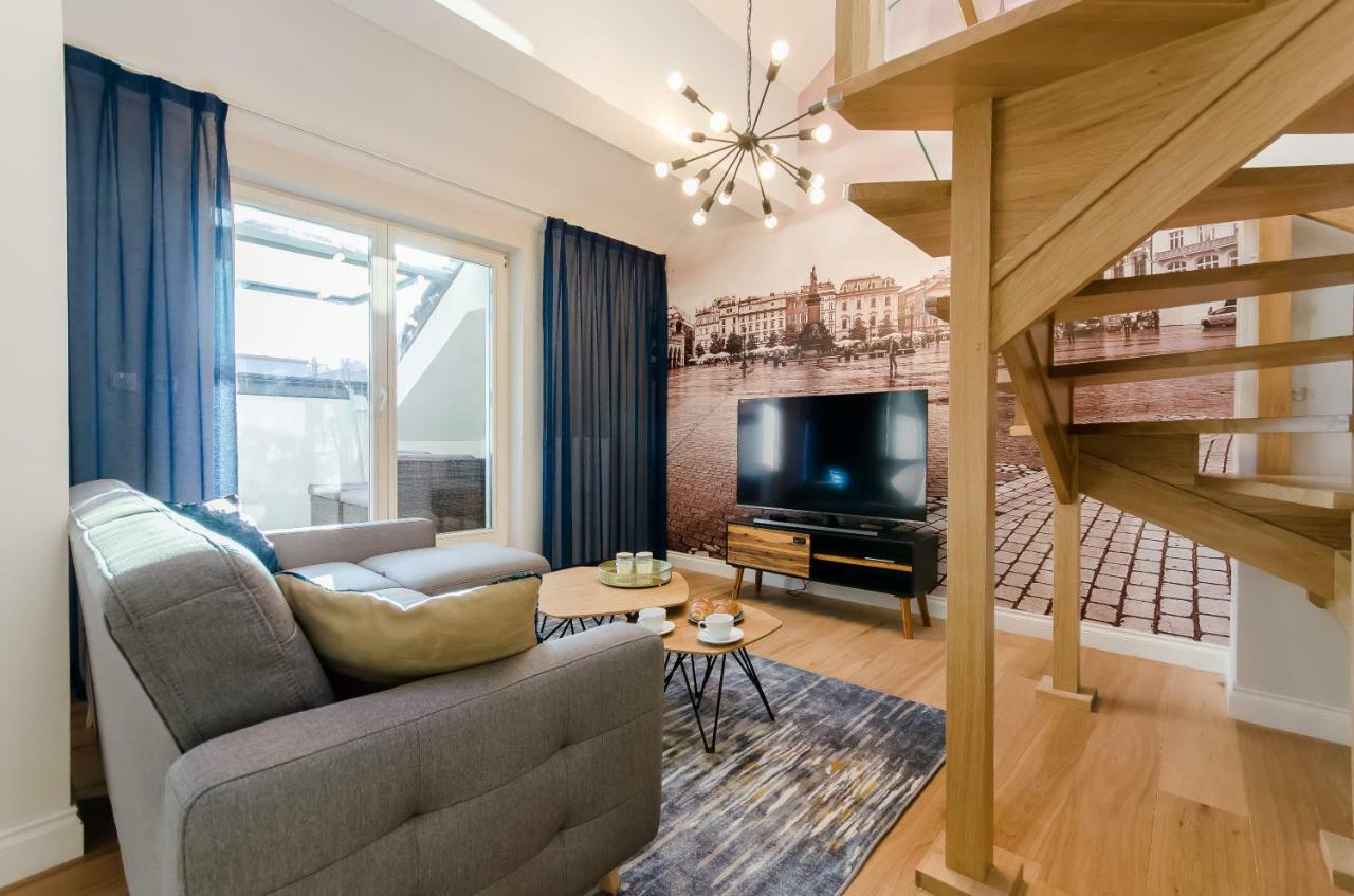 Апартаменты Kazimierz Penthouse With Private Terrace Краков Экстерьер фото