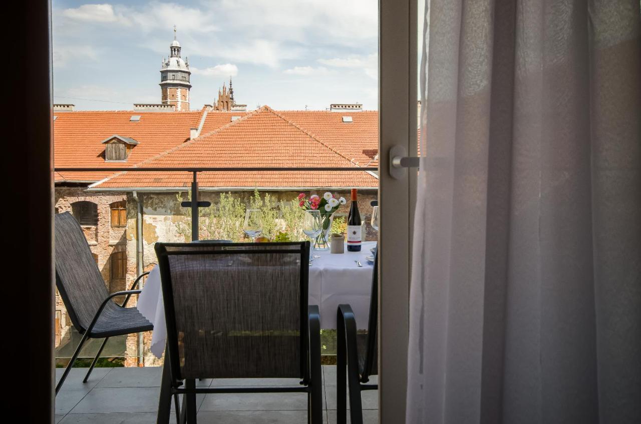 Апартаменты Kazimierz Penthouse With Private Terrace Краков Экстерьер фото